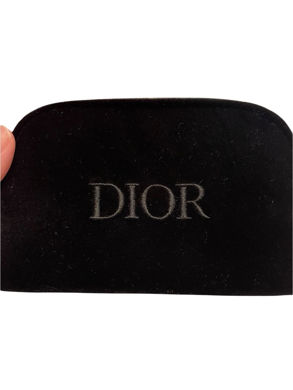 Dior Beauty Black Velvet Cosmetic Pouch